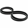 Hillman 6 in. Reflective Black Plastic Nail-On Number 8 1 pc, 3PK 844818